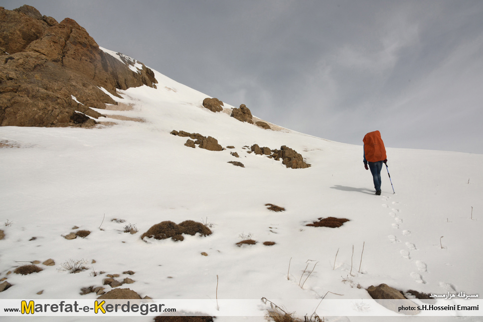 طبیعت زمستانی هزارمسجد